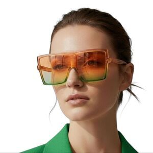🌹Ombre Large Square Frame Sunglasses